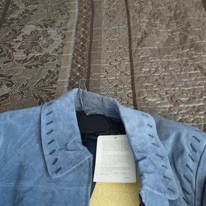 Two tone suede jacket